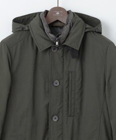 JOSEPH ABBOUD 【3WAY/撥水/INフード/ダウンライナー付】3ハイカウントツイル×パウダータフタ ダウン コート