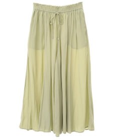 Green Parks サラフレワイドパンツ（無地）