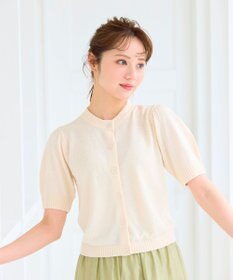 Feroux スラブヤーンショートカーディガン