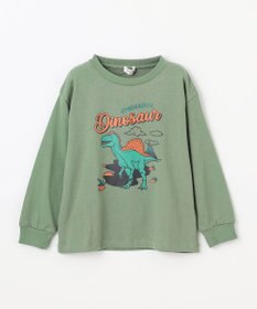 ANY KIDS 恐竜プリント 長袖Tシャツ
