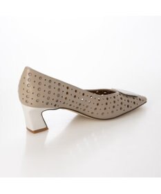 MODE ET JACOMO <MODE ET JACOMO>バックルモチーフパンチングパンプス