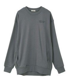 earth music&ecology サイドリブロゴスウェット