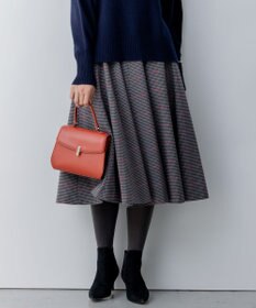 組曲 T/Rツイルストレッチ フレアスカート