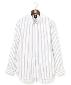 J.PRESS MEN 【KING SIZE】【PREMIUM PLEATS / 形態安定】ジェントリーストライプ シャツ / B.D.