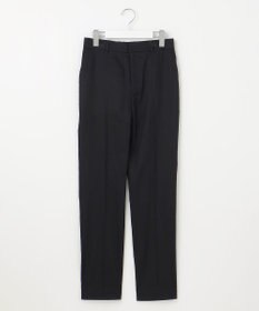 自由区 S 【UVカット・接触冷感・洗える】コットンサテンテーパード パンツ