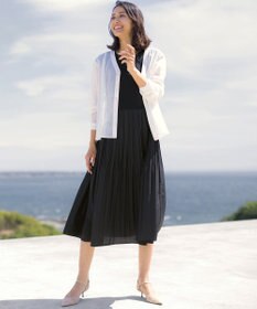 J.PRESS LADIES 【冷房対策に】シアードライトリコット Vネック カーディガン