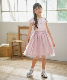 組曲 KIDS 【150-160㎝】ミスティフラワー Tシャツ