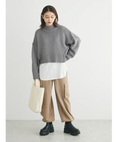 Green Parks ・ＳＵＧＡＲ　ＳＰＯＯＮ　ハイネックショートニット