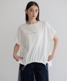 YECCA VECCA 裾ドロストデザインロゴTee