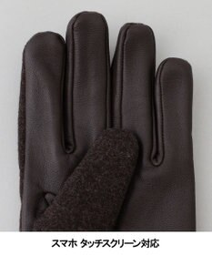 GOTAIRIKU 【スマホ対応】DRAGO/ドラゴ ウールシープレザーコンビ グローブ_無地