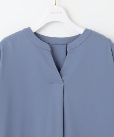 ANY SIS 【接触冷感・吸水速乾・UVケア】エアリードレープスムーススキッパー ブラウス