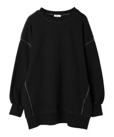 earth music&ecology 配色ルーズスウェット