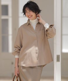 J.PRESS LADIES ピーチポプリン シャツ