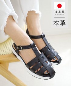 Pointer 日本製 本革グルカスポーツサンダル