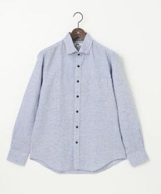 JOSEPH ABBOUD 【カラー豊富/サステイナブル】リヨセルリネンサッカーシャツ