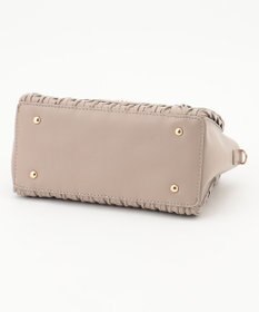 LA BAGAGERIE ランダムプリーツ2WAYハンドバッグ