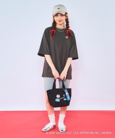 OP／FILA 【Ocean Pacific×ハローキティ】サガラ刺しゅうビッグTシャツ