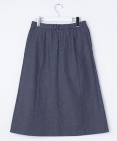 J.PRESS LADIES 【洗える】リネンツイル Aライン スカート