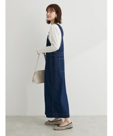 Green Parks デニムサロペットスカート