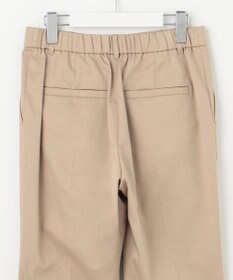 自由区 S 【UVカット・接触冷感・洗える】コットンサテンテーパード パンツ