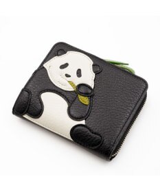 IBIZA アニマーダ　牛革　二つ折り財布（パンダ）