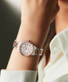 CITIZEN 【xC】北川景子 広告着用モデル エコ・ドライブ電波時計 サクラピンク 軽量