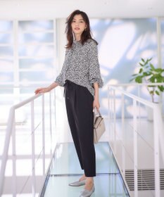 ANY 【洗濯機可能】とろみギャザーブラウス