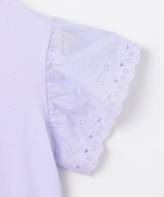 ANY KIDS 袖レース ケーキプリント Tシャツ