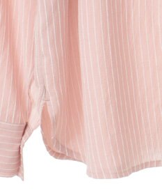 earth music&ecology ＳＥＴ２点起毛ストライプシャツ＋バルーンビスチェ