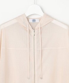 J.PRESS LADIES 【WEB限定カラーあり】SHEER LIGHT KNIT パーカー
