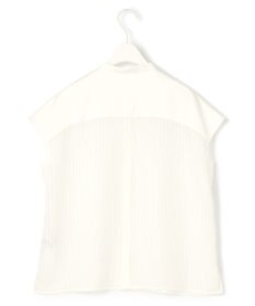 ICB 【洗える】 カラミストライプ ブラウス