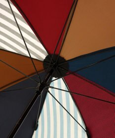 +RING レディース向け プラスリング 長傘 60cm BLK-STP T1352