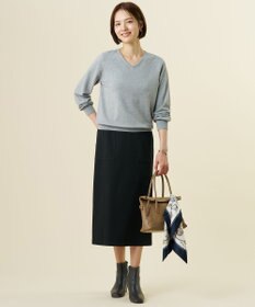 J.PRESS LADIES スエードコンビ トートバッグ