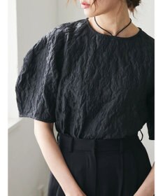 Green Parks AnriettMusee ショート丈ジャガードトップス