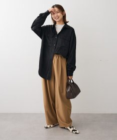 Green Parks ・ＳＵＧＡＲ　ＳＰＯＯＮ　サテンオーバーシャツ