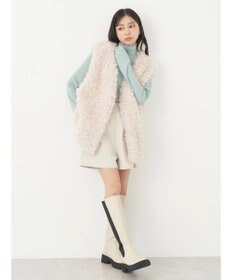 earth music&ecology シアータートルネックプルオーバー