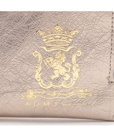 A.D.M.J. 【牛革】クラックメタル/イタリアンレザーオーガナイザーパース