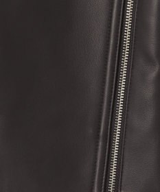 GRACE CONTINENTAL ノーカラーレザーライダースジャケット