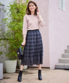 ANY SIS 【洗える】パフスリーブ ニット