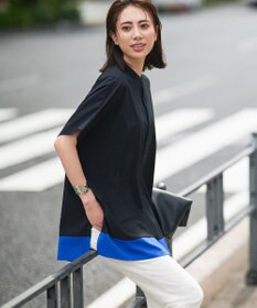 ICB L 【接触冷感・UVカット・洗える】 RENUソフトタイプライター ブラウス