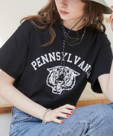 WEGO 【ANGIE VINTAGE】カレッジロゴプリントTee