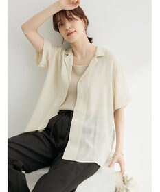 Green Parks ゆったり開襟シャツ