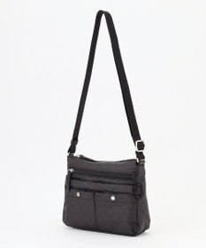 LA BAGAGERIE モノグラム　スクエアナイロンショルダー　SSサイズ