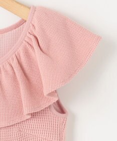 組曲 L 【組曲×setsuko sagittaire】カップ付きフリルTシャツ