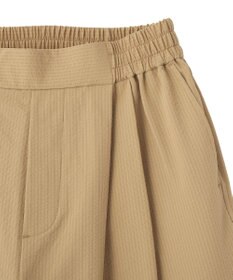 Green Parks サッカー裾ドロストワイドパンツ