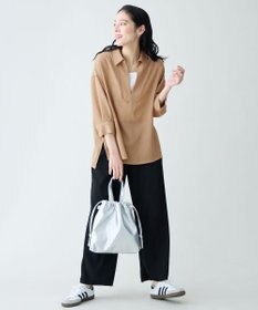 ANY L ヴィンテージメッシュスキッパーブラウス