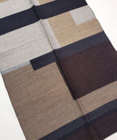 POLS ウールジャカードストール