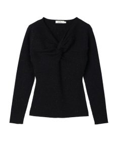 earth music&ecology ツイストリブラメニットプルオーバー