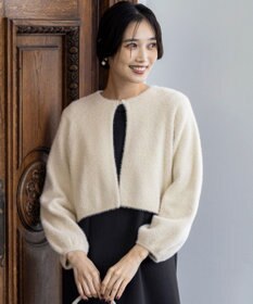 ANY SIS 【洗える】フェザーボレロ カーディガン