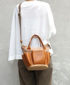 FOLNA RD レザー2WAYガーデンバッグ